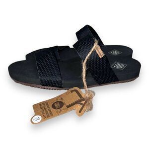 Free Waters La Jolla Sandals Black Women's 9 NWT